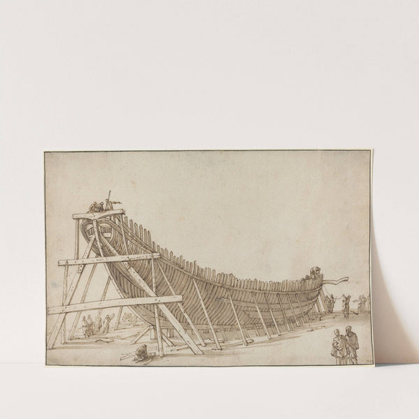 Galley under Construction by Pietro Ciafferi