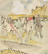 Galloping Riders in Front of a Big Top (1910-1912)