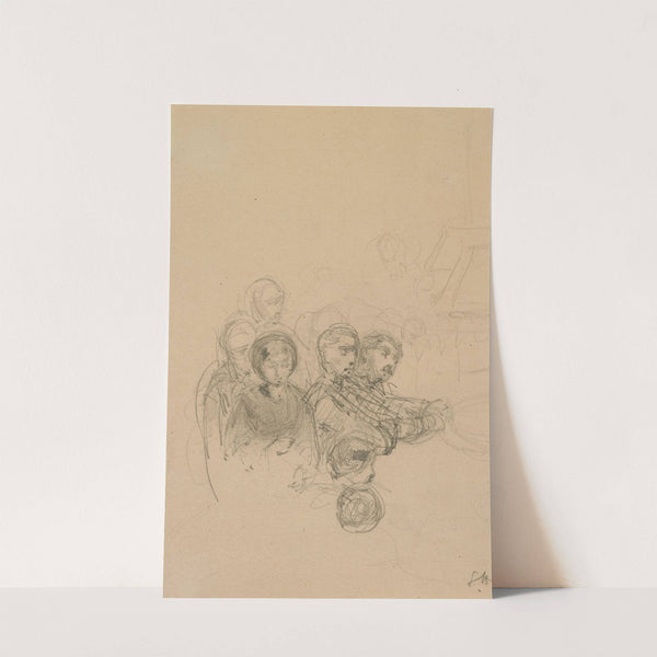 Gamblers (1858) by James Abbott McNeill Whistler