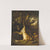 Game with a hare and birds, a park landscape beyond by Flemish School