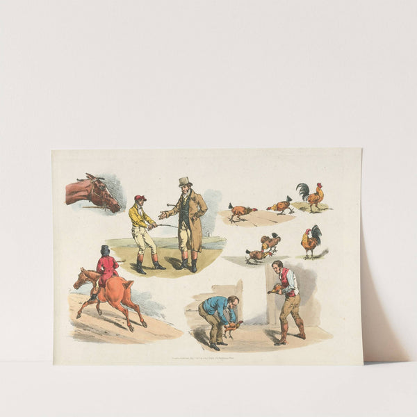 Gamecocks (1817-1818) by Henry Thomas Alken