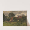 Gamle udbygninger ved en herregård by Niels Skovgaard