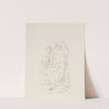 Gammel blind mand og lille dreng by Carl Edvard Sonne