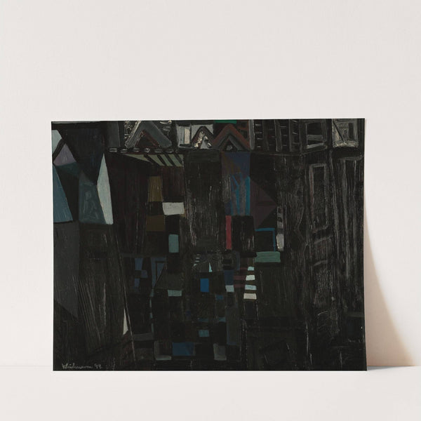 Gammel kirke (1949) by Jakob Weidemann