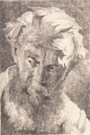 Gammel skægget mand, der ser til siden (1897 - 1898)
