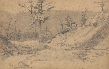 Madonna and Child in a landscape