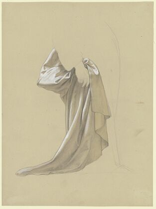 Garbed figure