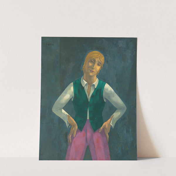 Garçon dans son manteau ver by Eugeniusz Zak