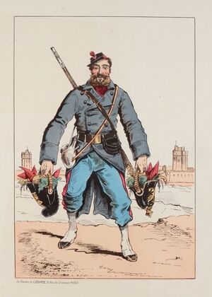 Garde mobile de la Seine. (1871)