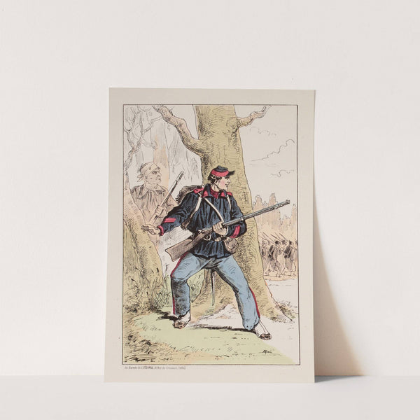 Garde mobile des départements. (1871) by Draner