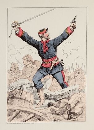 Garde mobile – Officier. (1871)