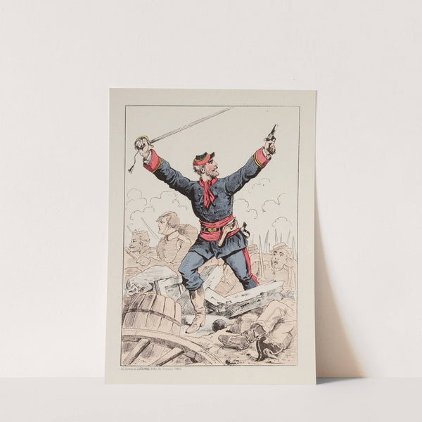 Garde mobile – Officier. (1871) by Draner