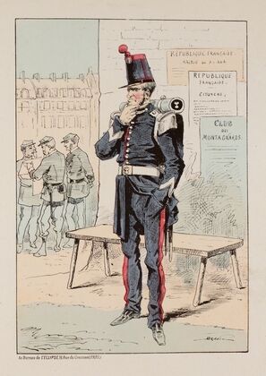 Garde nationale (ancienne tenue). (1871)