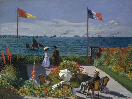 Garden at Sainte-Adresse (1867)