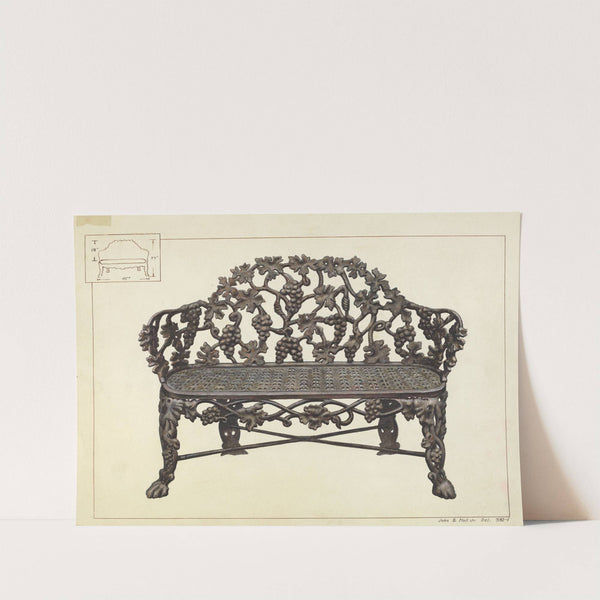 Garden Bench by John B. Moll