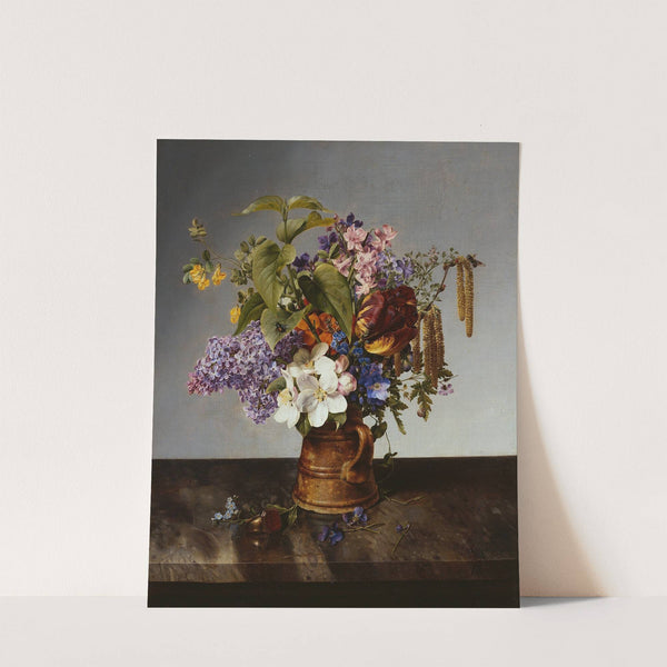 Garden bouquet in the jug (1831) by Johann Wilhelm Preyer