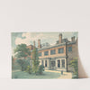 Garden Front of Weaver’s Hall (between 1794 and 1800) by Samuel Ireland