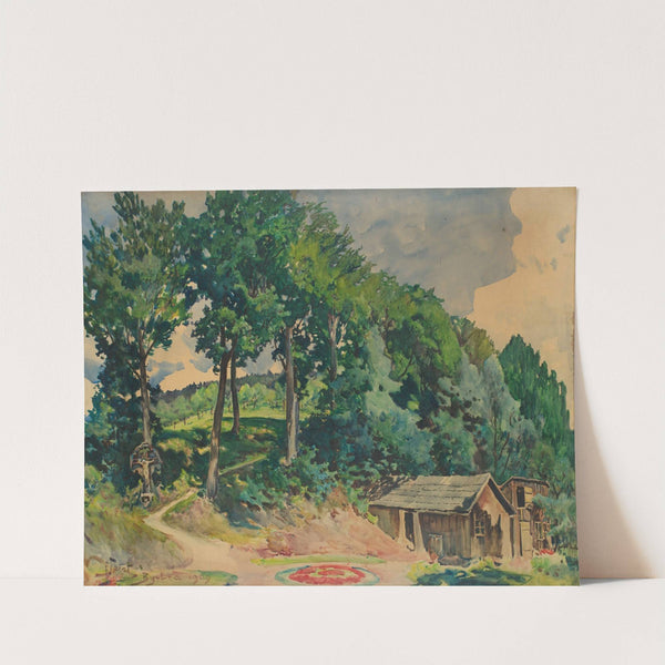 Garden in Bystra (1909) by Julian Falat