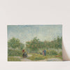 Garden in Montmarte with lovers (1887) by Vincent van Gogh