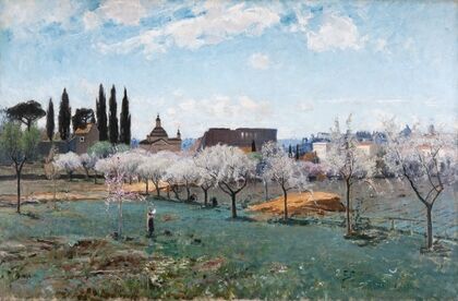 Garden outside Rome