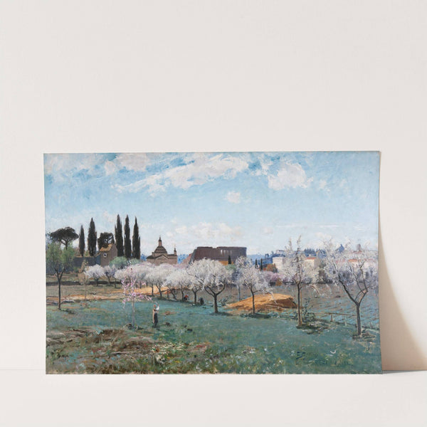 Garden outside Rome by Carl Skånberg