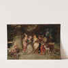Garden Scene (ca. 1875–78) by Adolphe Monticelli