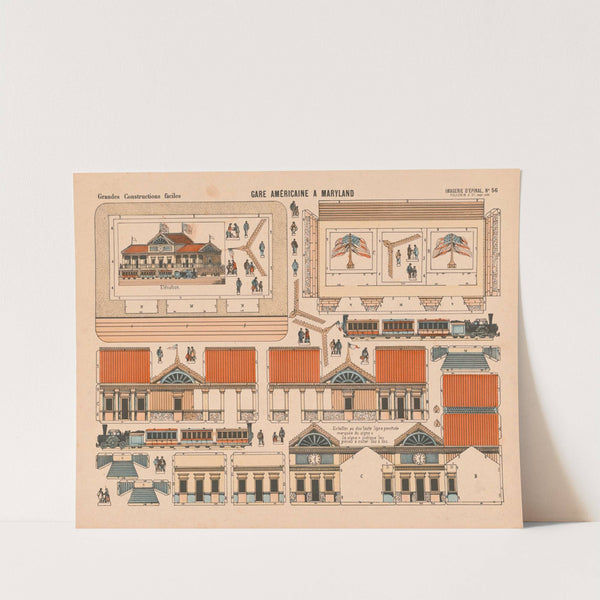 Gare Américaine a Maryland by Pellerin &amp; Cie