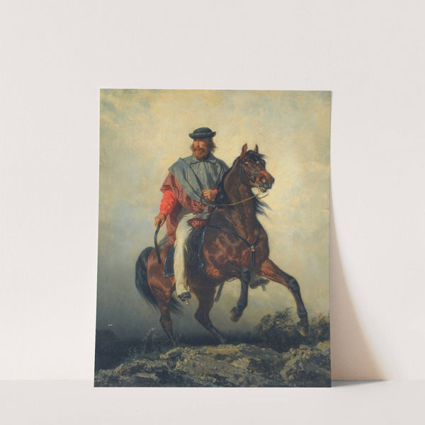 Garibaldi (Garibaldi a cavallo) (1860) by Filippo Palizzi