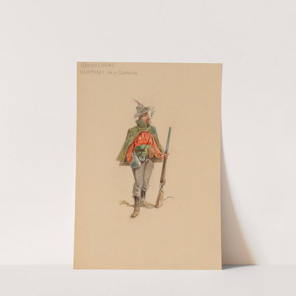 Garibaldiens volontaires de la Commune by Draner