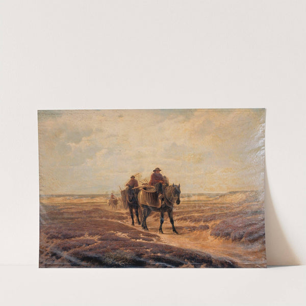 Garnaalvissers by Edmond de Pratere