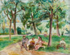 Garten in Langenargen mit Hans Purrmann (1923)