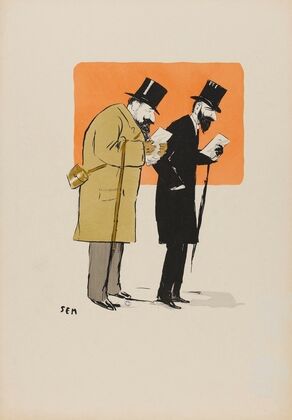 Gaston Dreyfus et Baron David Leonino