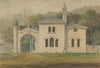 Gate Lodge for Amos G. Hull, Newburgh, New York (front elevation)