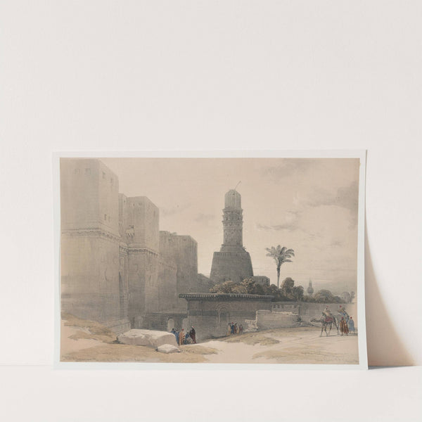 Gate of Victory [Bab an-Nasr], and Mosque of El Hakim. (1846-1849) by David Roberts