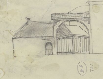Gateway of a farmstead
