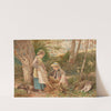 Gathering Bracken by Myles Birket Foster