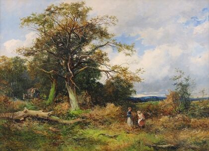 Gathering Firewood in Sutton Park, Birmingham (1899)