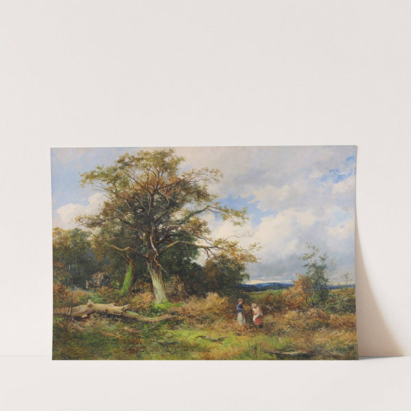 Gathering Firewood in Sutton Park, Birmingham (1899) by David Bates