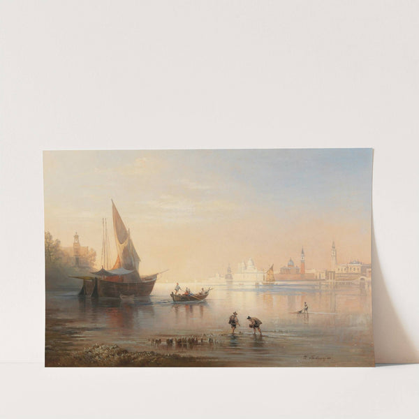 Gathering Mussels in the Venetian Lagoon by Karl Heilmayer