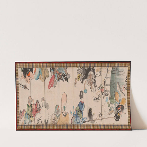 Gathering of Otsu-e Subjects (late 1800s) by Shibata Zeshin