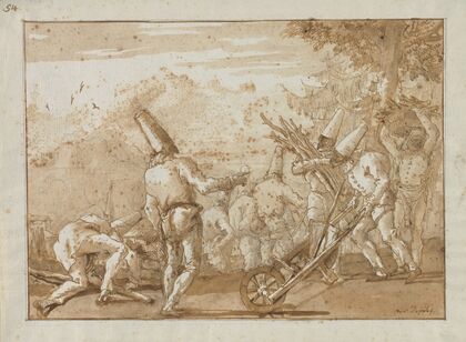 Gathering Wood (late 1790s)