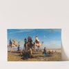 Gazelle Hunt In Egypt (1857) by Léon-Adolphe-Auguste Belly