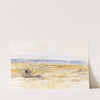 Gebel Serbal From Above Wadi Useit, Eygpt (1849) by Edward Lear