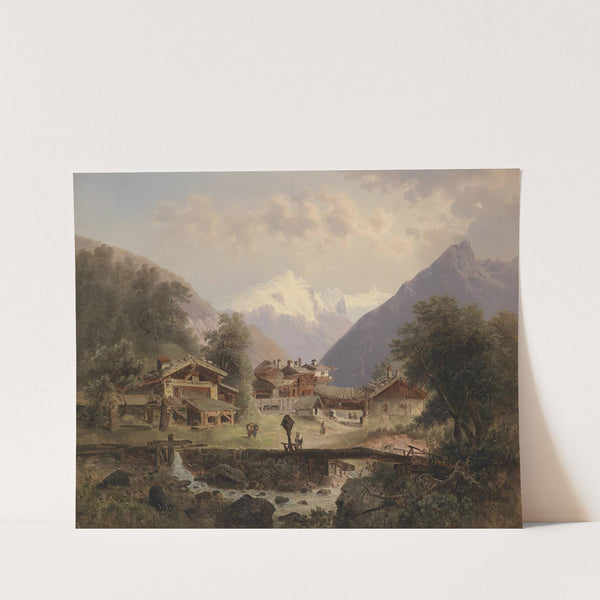 Gebirgsdorf by Emil Barbarini