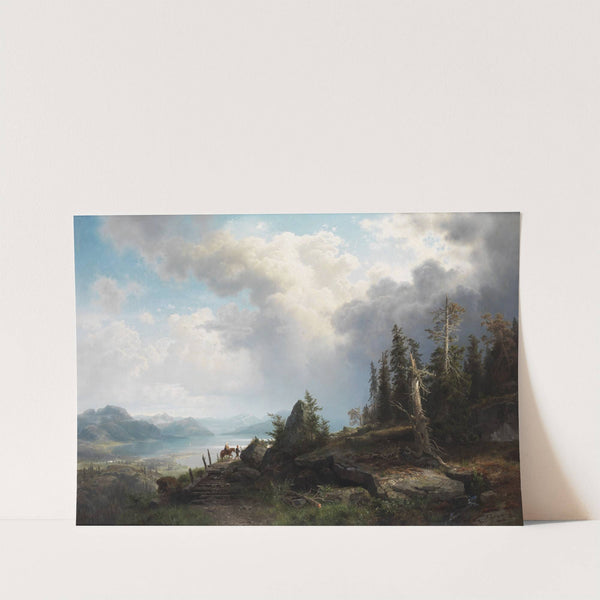 Gebirgslandschaft (1853) by August Wilhelm Leu