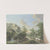 Gebirgslandschaft, ein Packwagen fährt auf der Landstraße rechts by Karl Franz Kraul