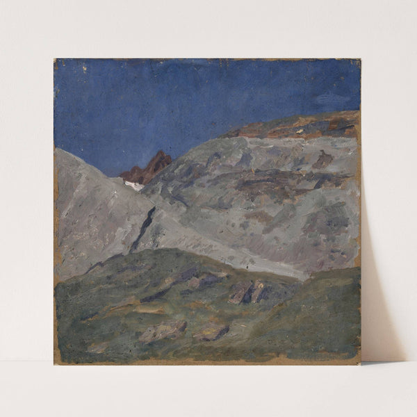 Gebirgslandschaft by Ernst Schiess