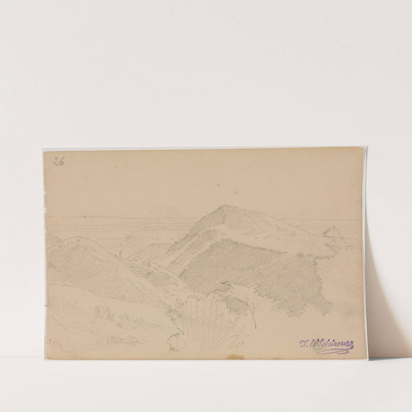 Gebirgslandschaft, fol. 26 by Johann Wilhelm Schirmer