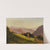 Gebirgslandschaft mit Almhütten und heuenden Bauern by Franz Wipplinger