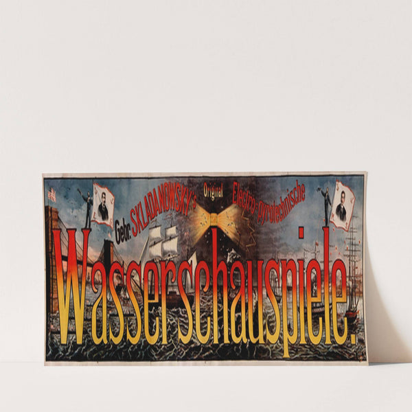 Gebr. Skladanowsky’s original electro-pyrotechnische Wasserschauspiele (1890) by Ateliers Alex Hoenig